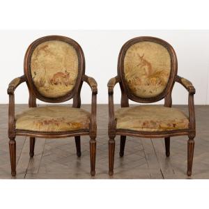 Paire de fauteuils XVIIIe