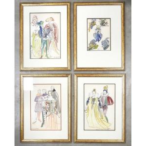 13 Theatrical Costume Design Sketches