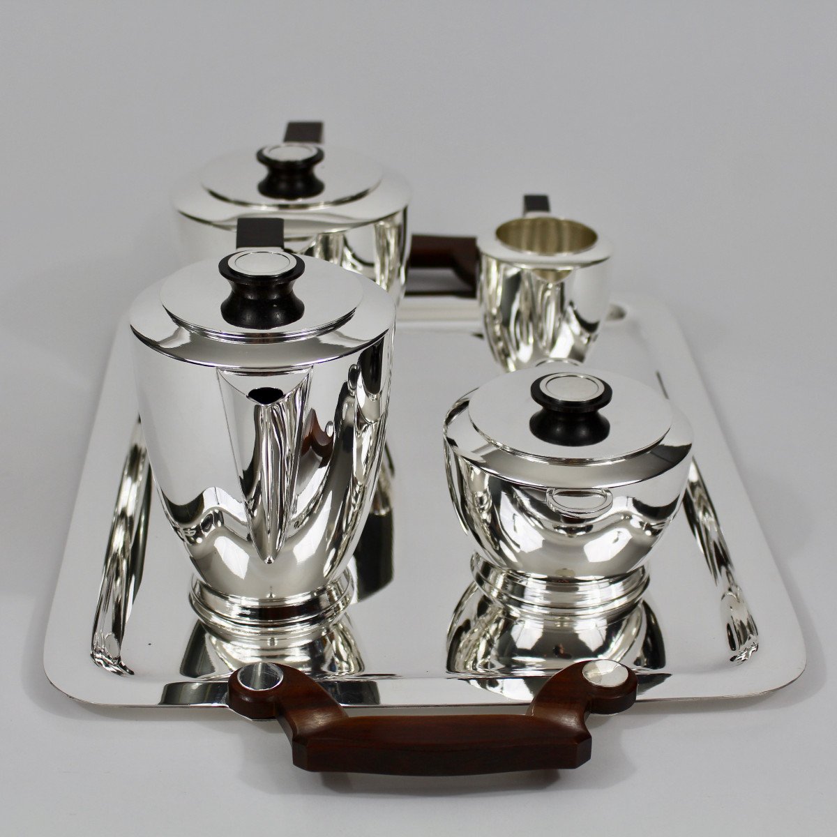 Christofle Art Deco Coffee Set-photo-3