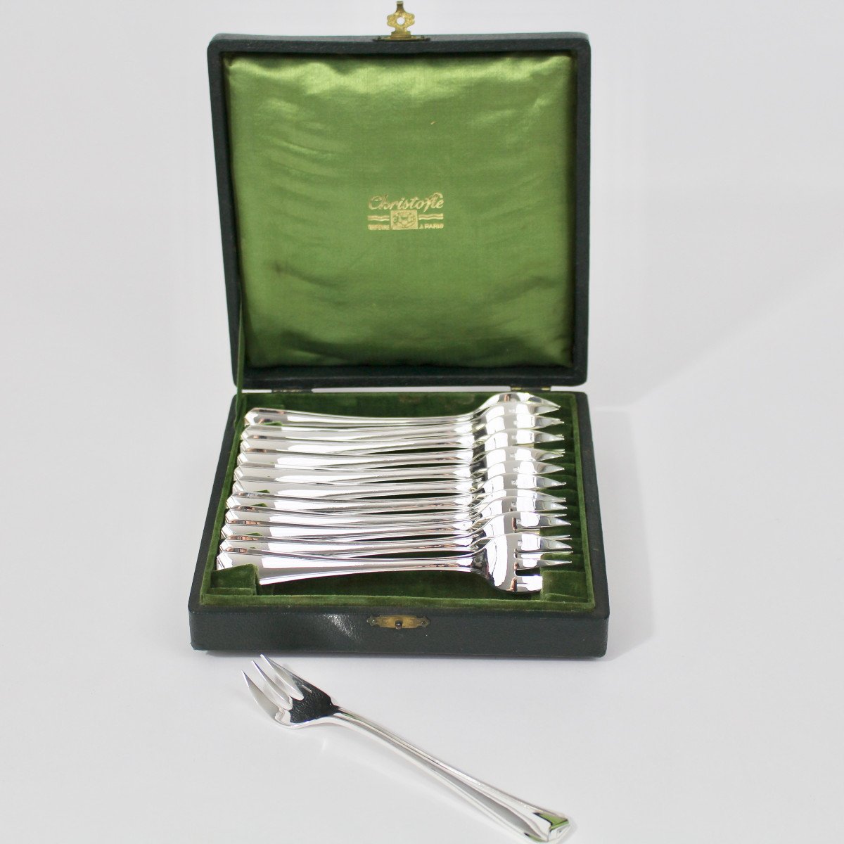 Christofle "chevrons" Set 141 Pieces-photo-3