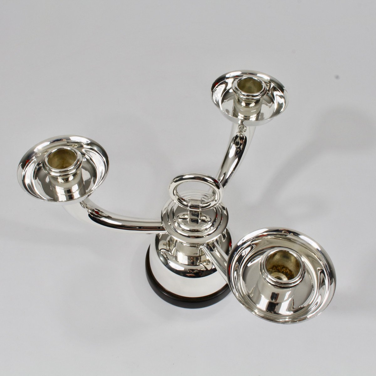 Christofle Art Deco Candle Holders-photo-4