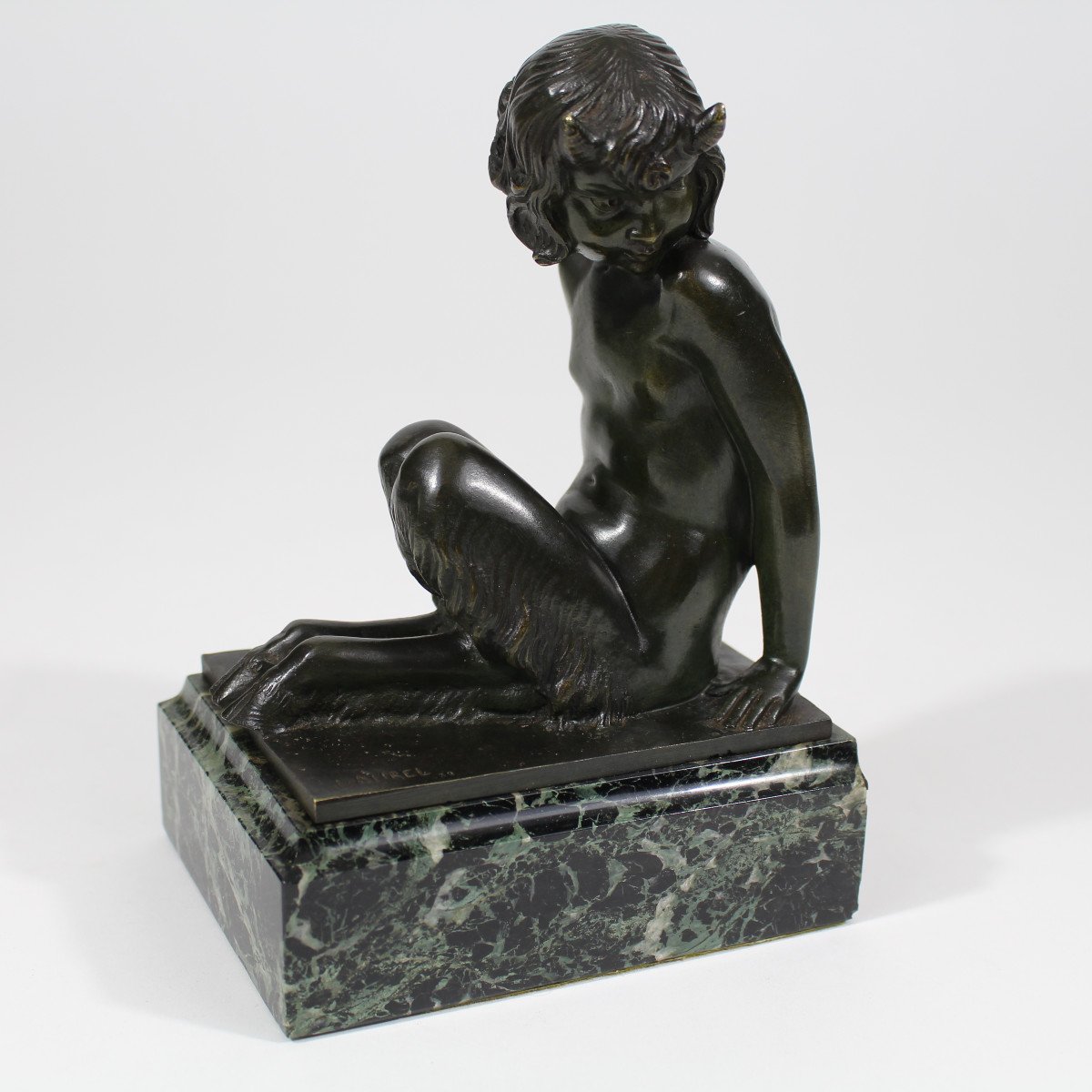 P Laurel “fauna And Young Girl” Bookend-photo-3