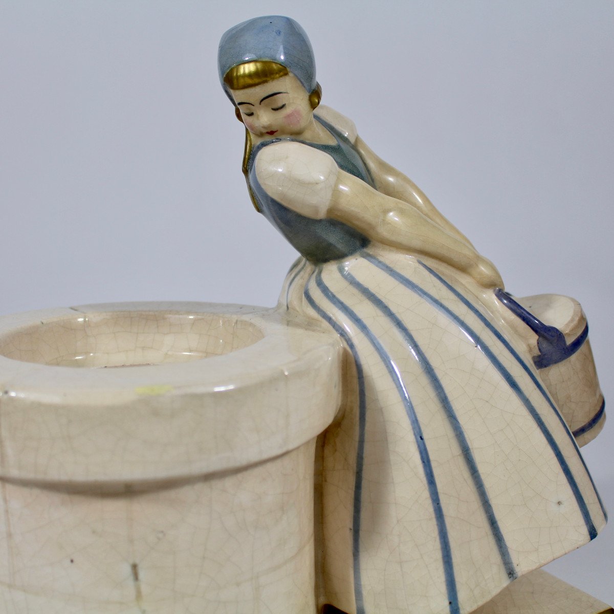 ARGILOR  FRANCE        JEUNE FILLE AU PUIT-photo-2