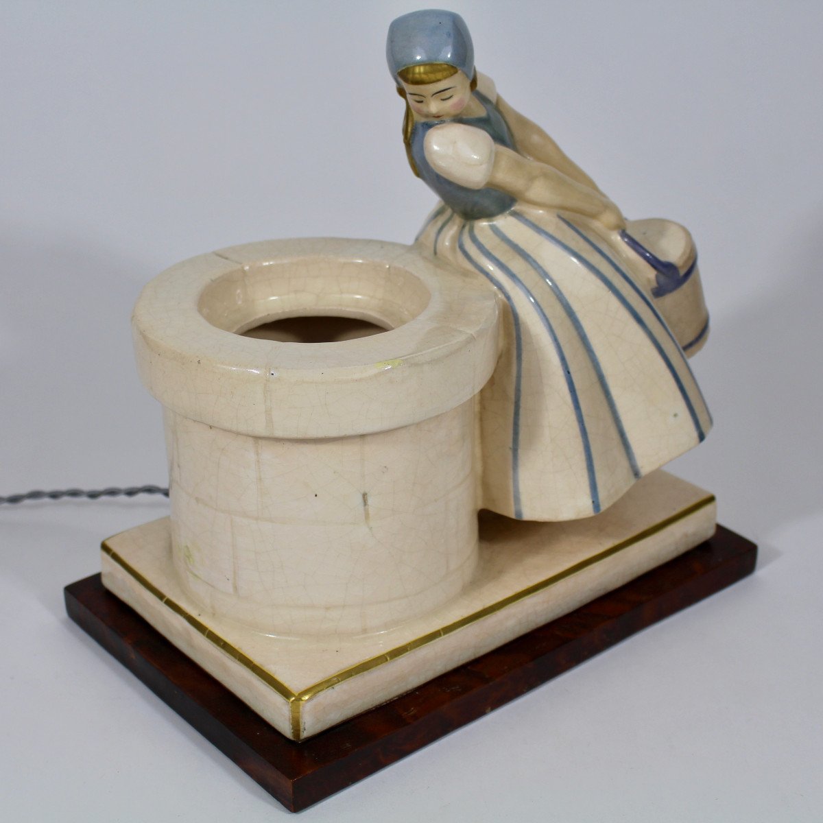 ARGILOR  FRANCE        JEUNE FILLE AU PUIT-photo-3