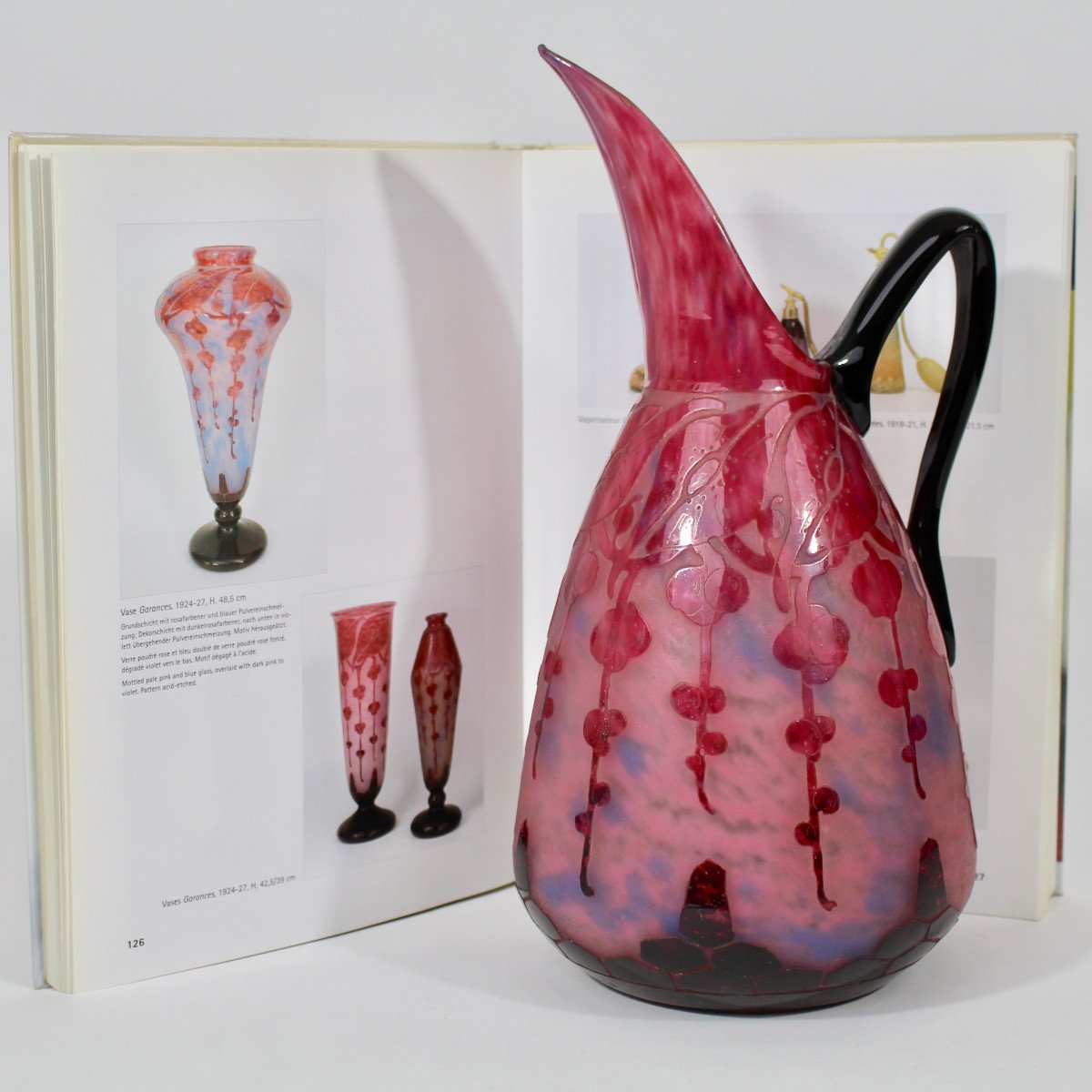 LE  VERRE  FRANÇAIS     PICHET   " GARANCES  "-photo-2