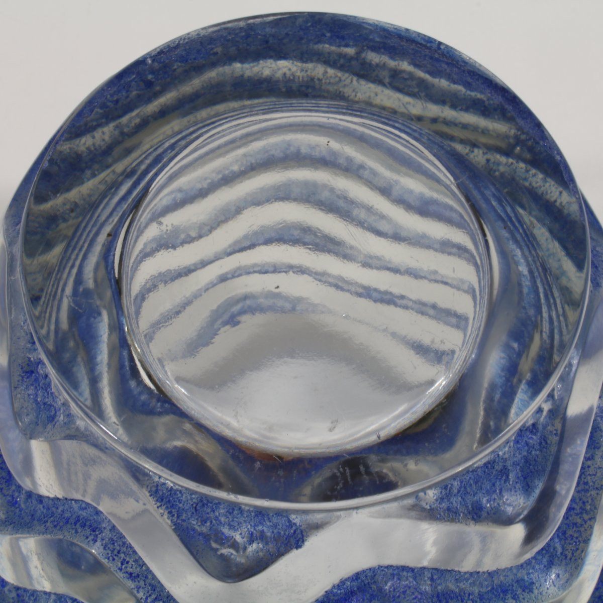 R Lalique Vase "meandres"-photo-3