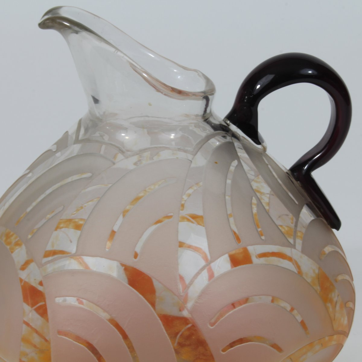 The French Glass Pitcher "arcs"-photo-2