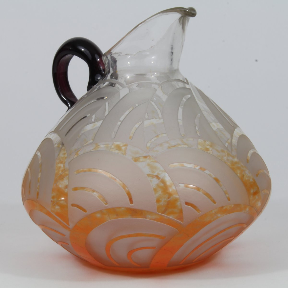 The French Glass Pitcher "arcs"-photo-3