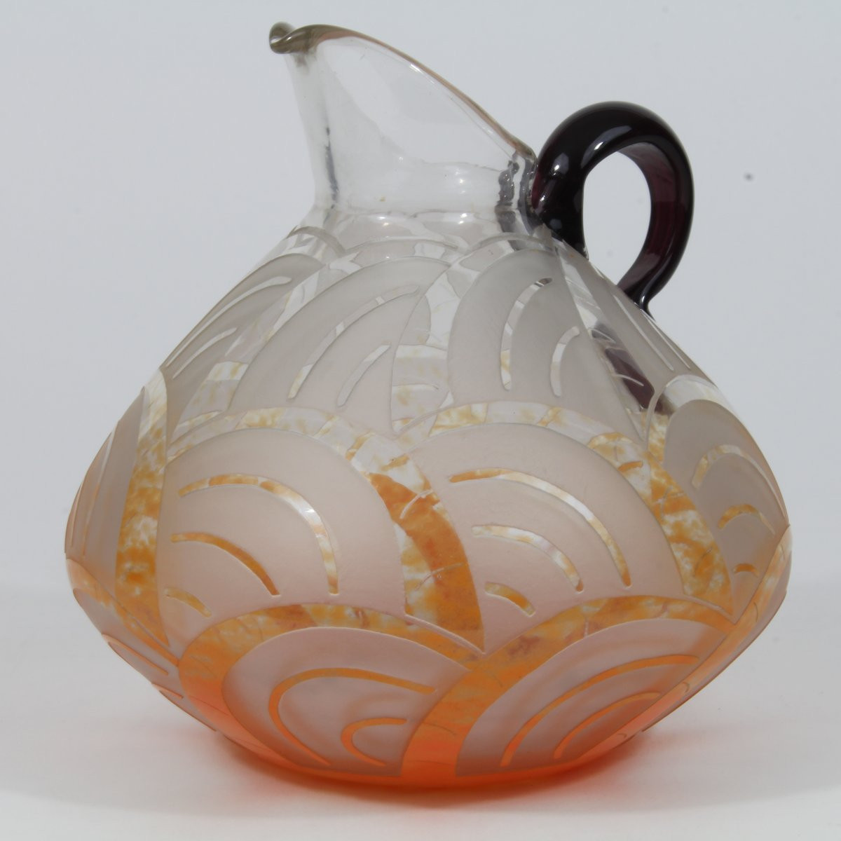 The French Glass Pitcher "arcs"-photo-4