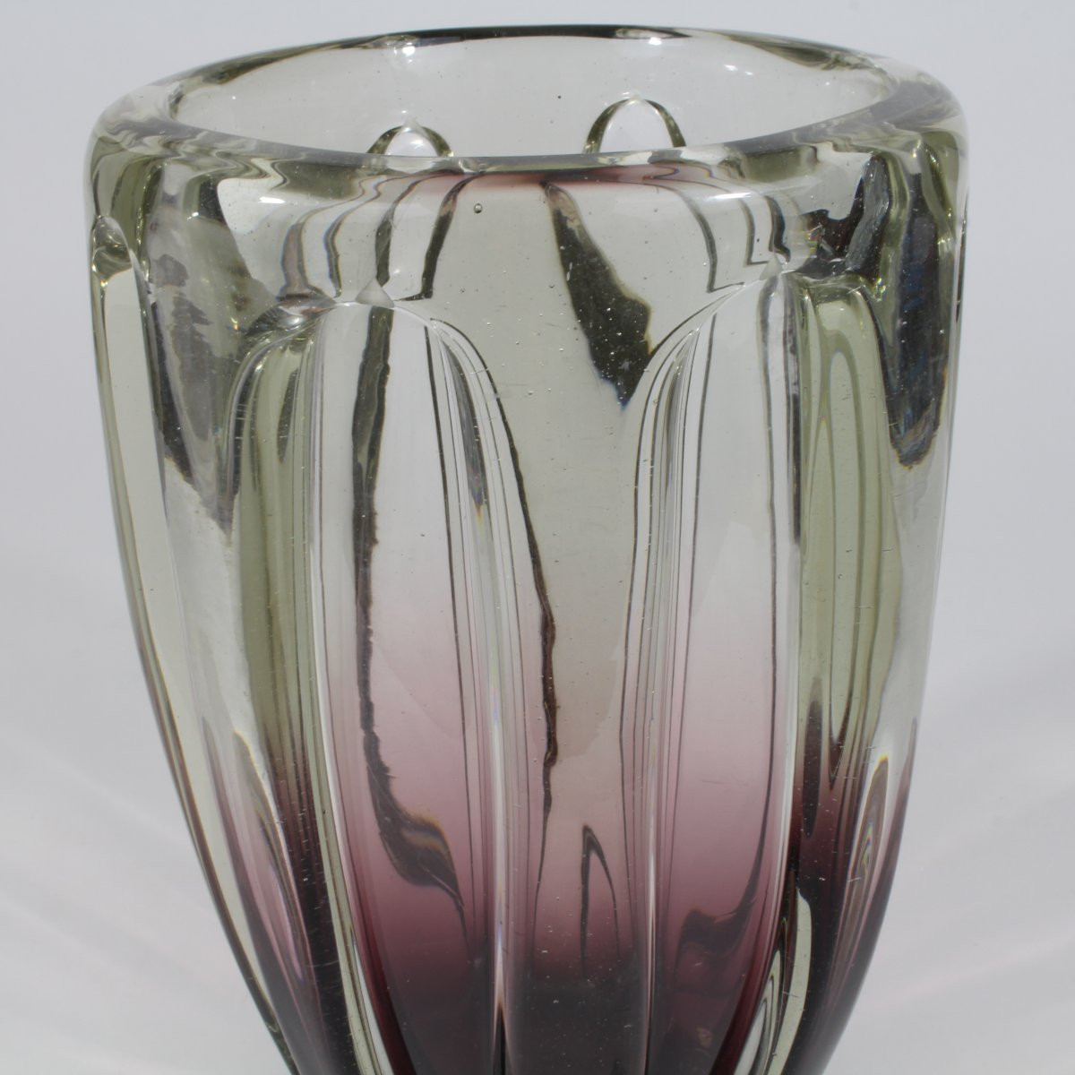 CH  SCHNEIDER    VASE  " GODRONS"-photo-2