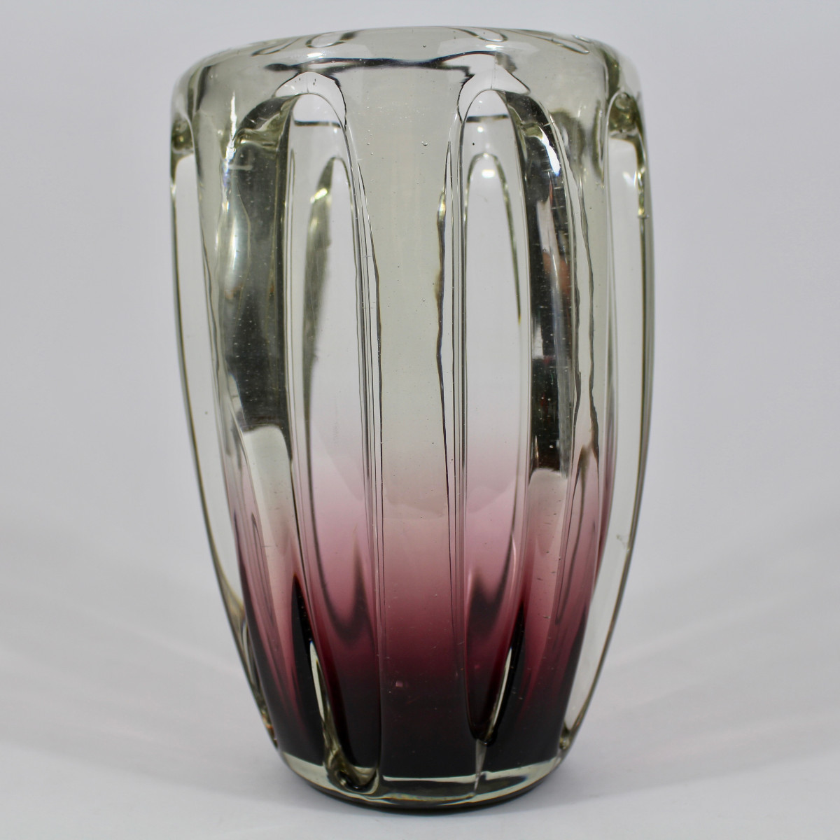 CH  SCHNEIDER    VASE  " GODRONS"