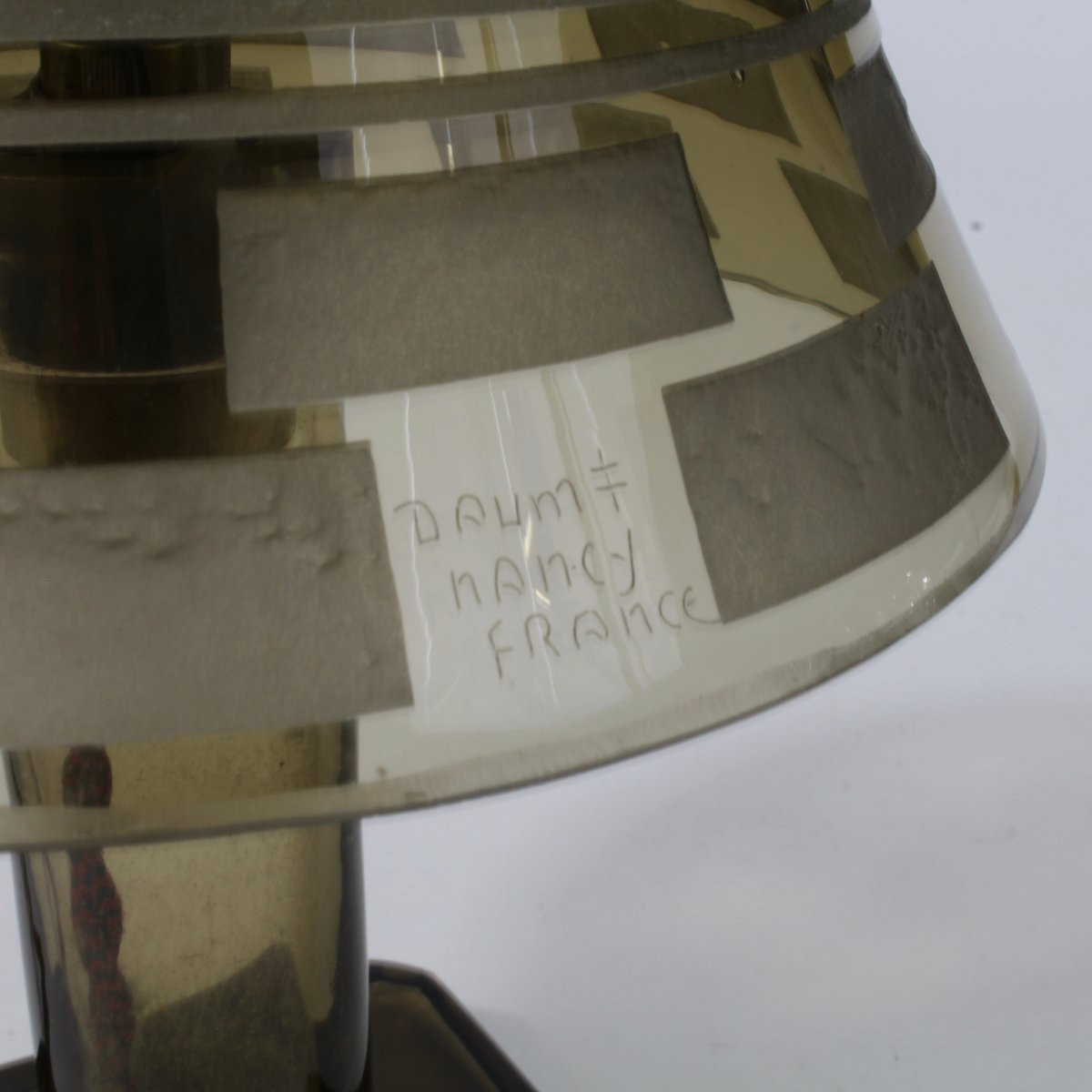 DAUM   NANCY FRANCE         LAMPE ART DÉCO-photo-4