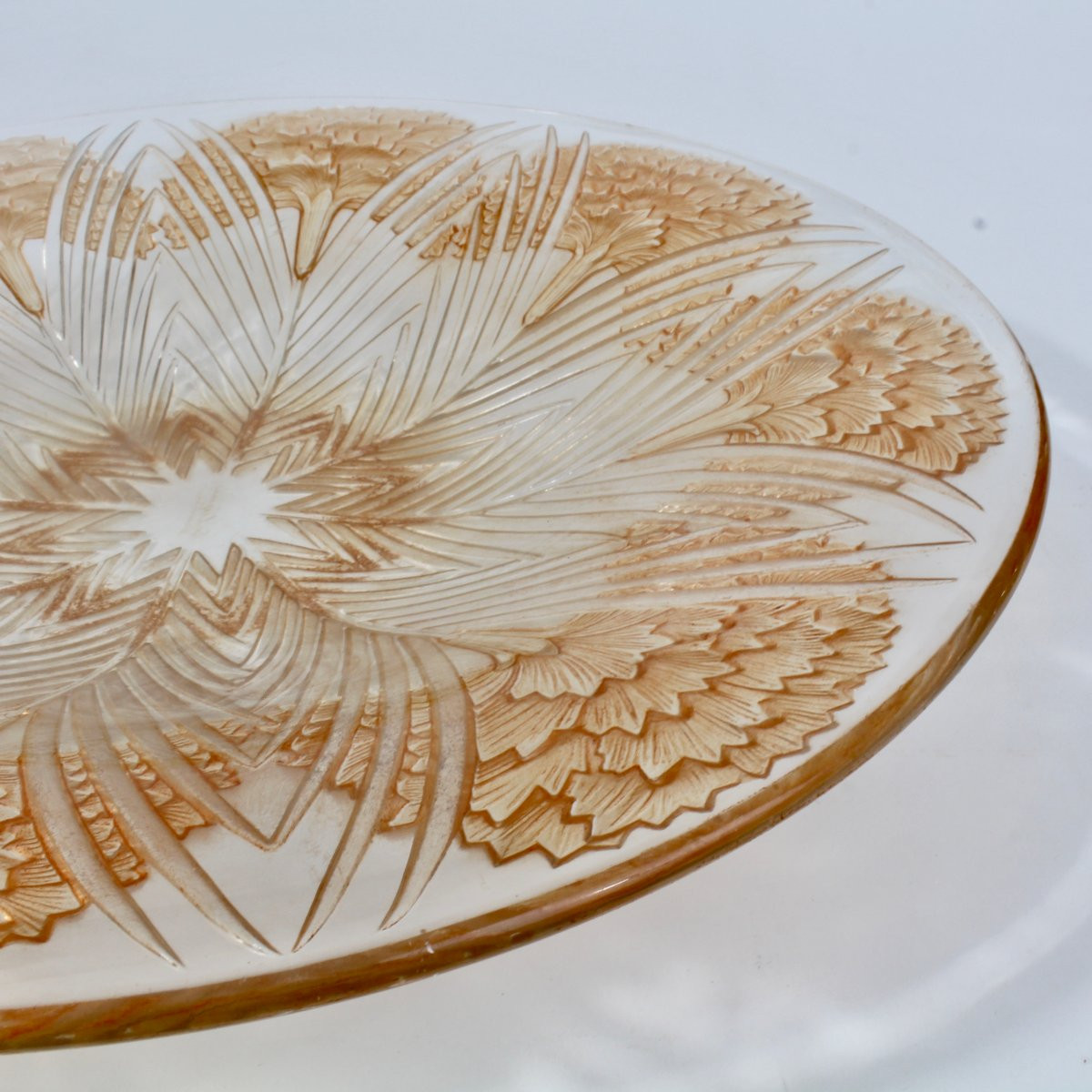 LALIQUE   FRANCE   COUPE  "OEILLETS  "-photo-4
