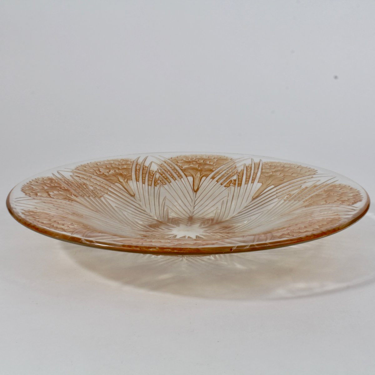 LALIQUE   FRANCE   COUPE  "OEILLETS  "-photo-2