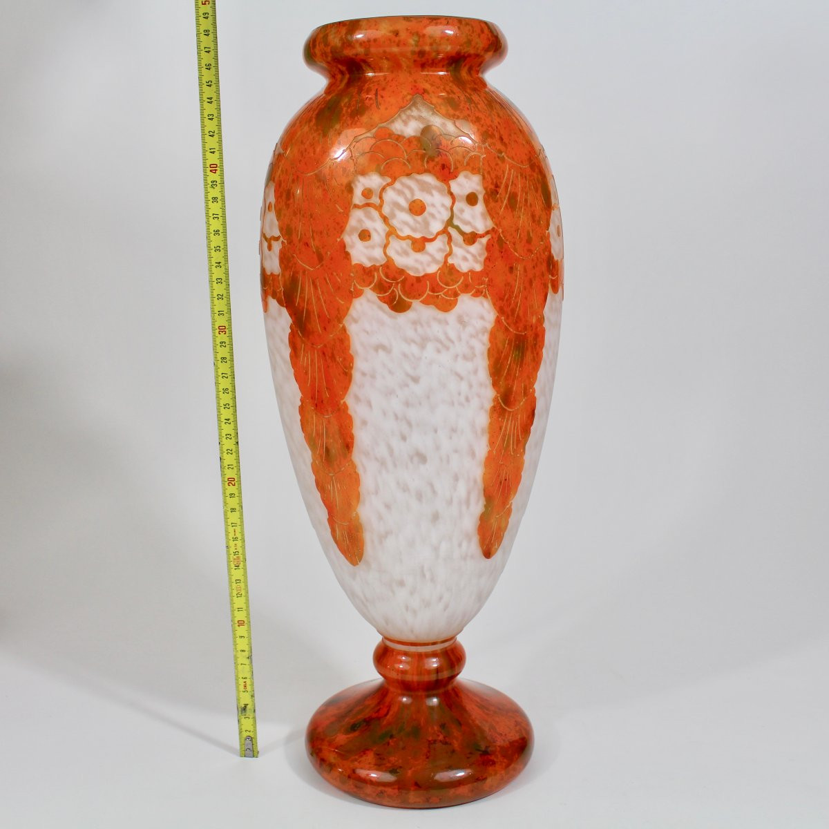 CHARDER - LE VERRE FRANÇAIS     VASE  "GLYCINES  "-photo-4