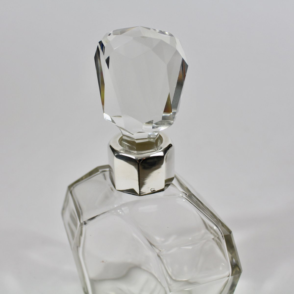 Art Deco Silver And Crystal Liquor Service-photo-1