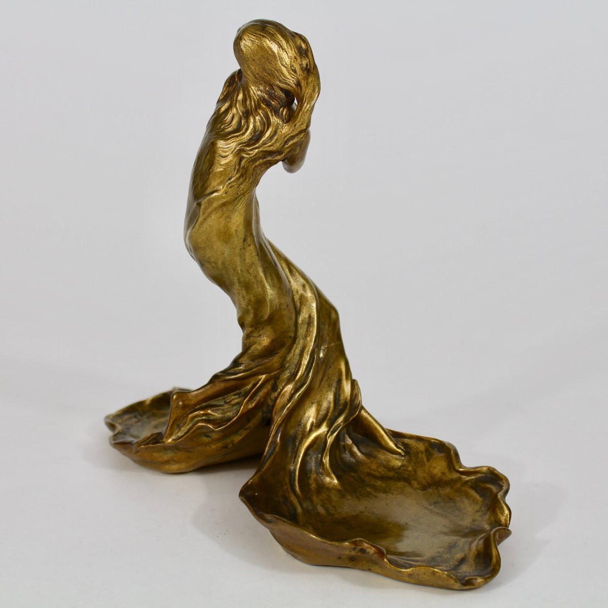H  FUGÉRE               VIDE POCHE ART NOUVEAU-photo-3