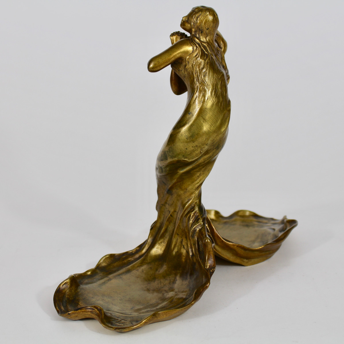 H  FUGÉRE               VIDE POCHE ART NOUVEAU-photo-5