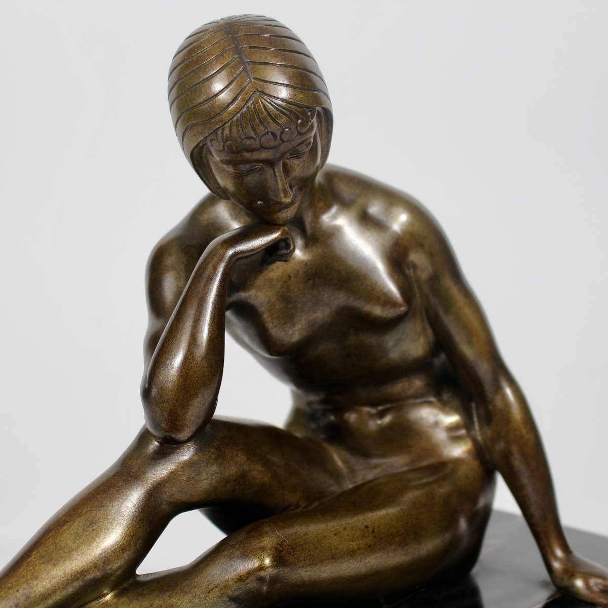 Jp Morante Sculpture "meditation"-photo-3