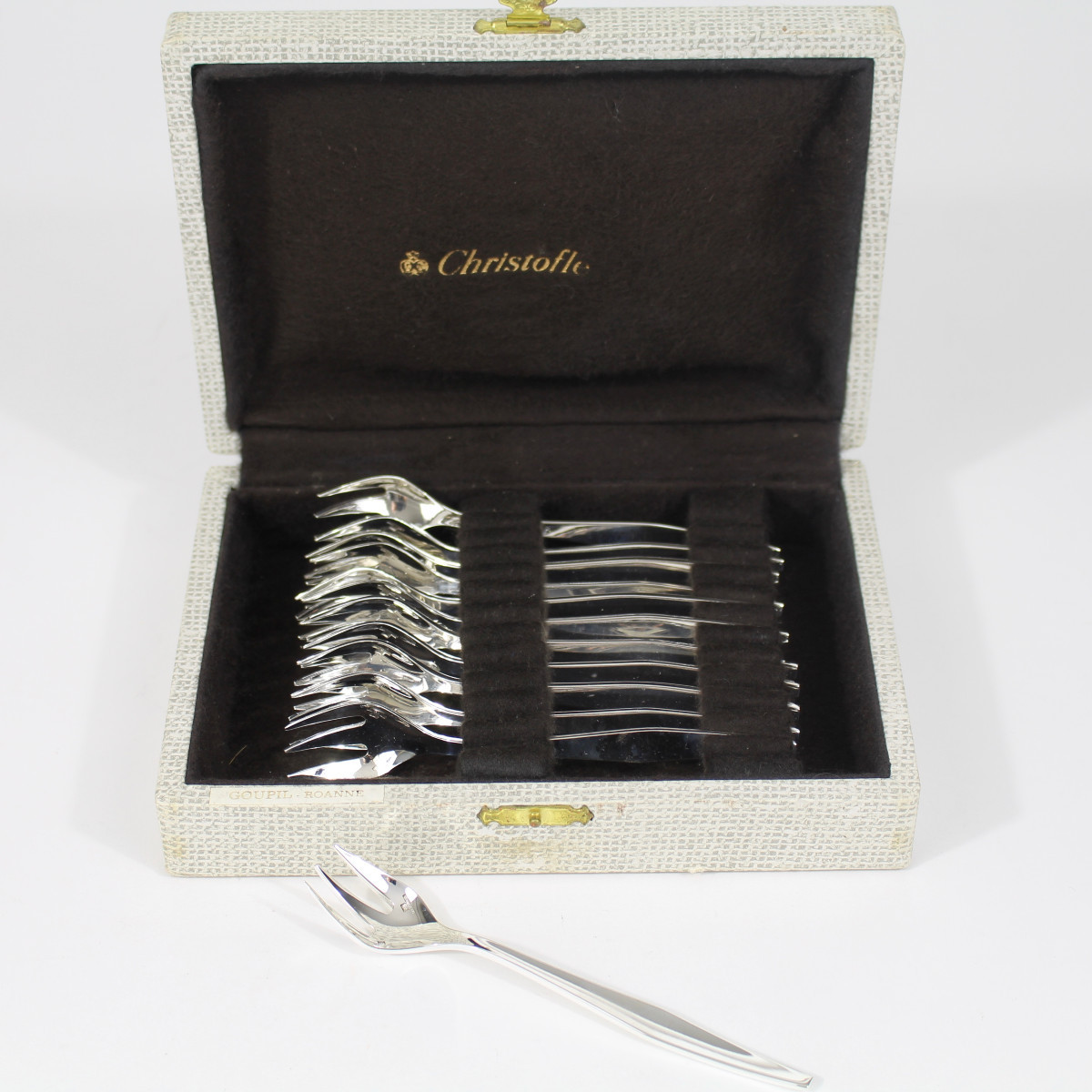 CHRISTOFLE     MÉNAGÉRE  "  ORLY  "  126 PIÈCES-photo-4