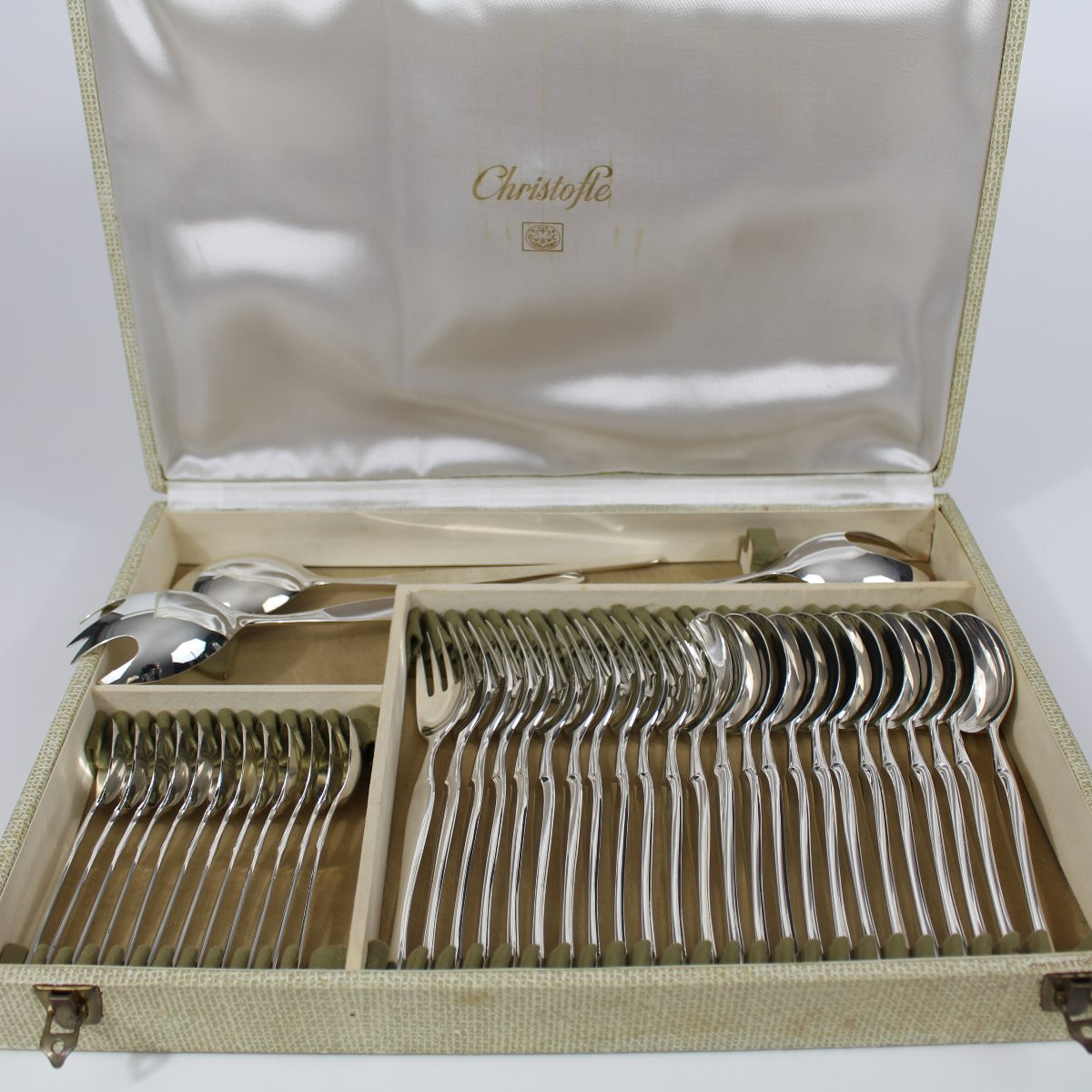 Christofle "duo" 63-piece Flatware Set-photo-4