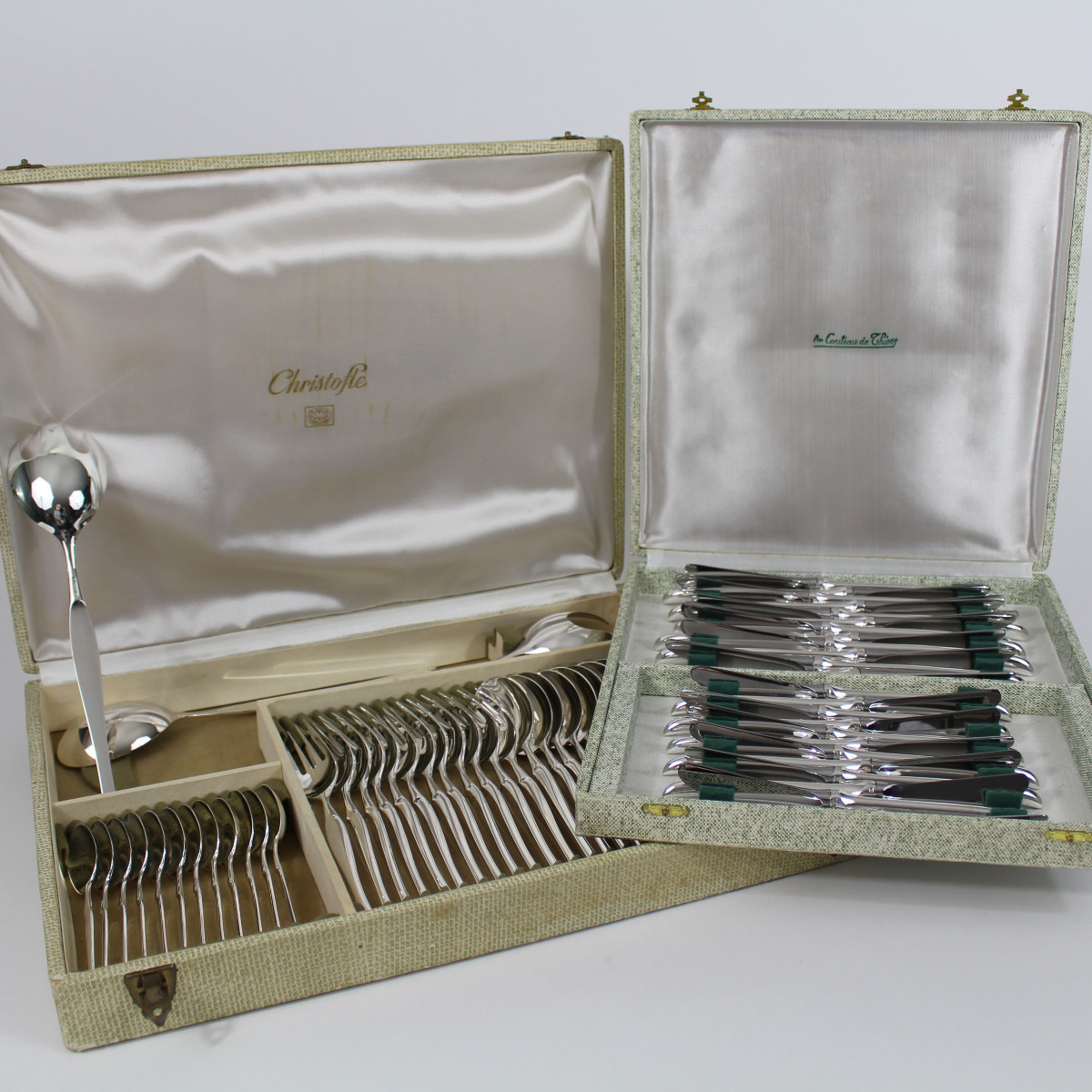 Christofle "duo" 63-piece Flatware Set-photo-4