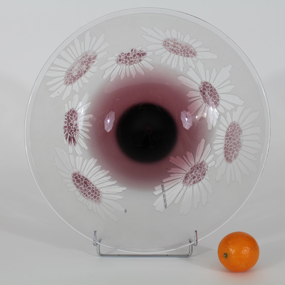 Charder - Le Verre Français Large Art Deco Bowl-photo-1