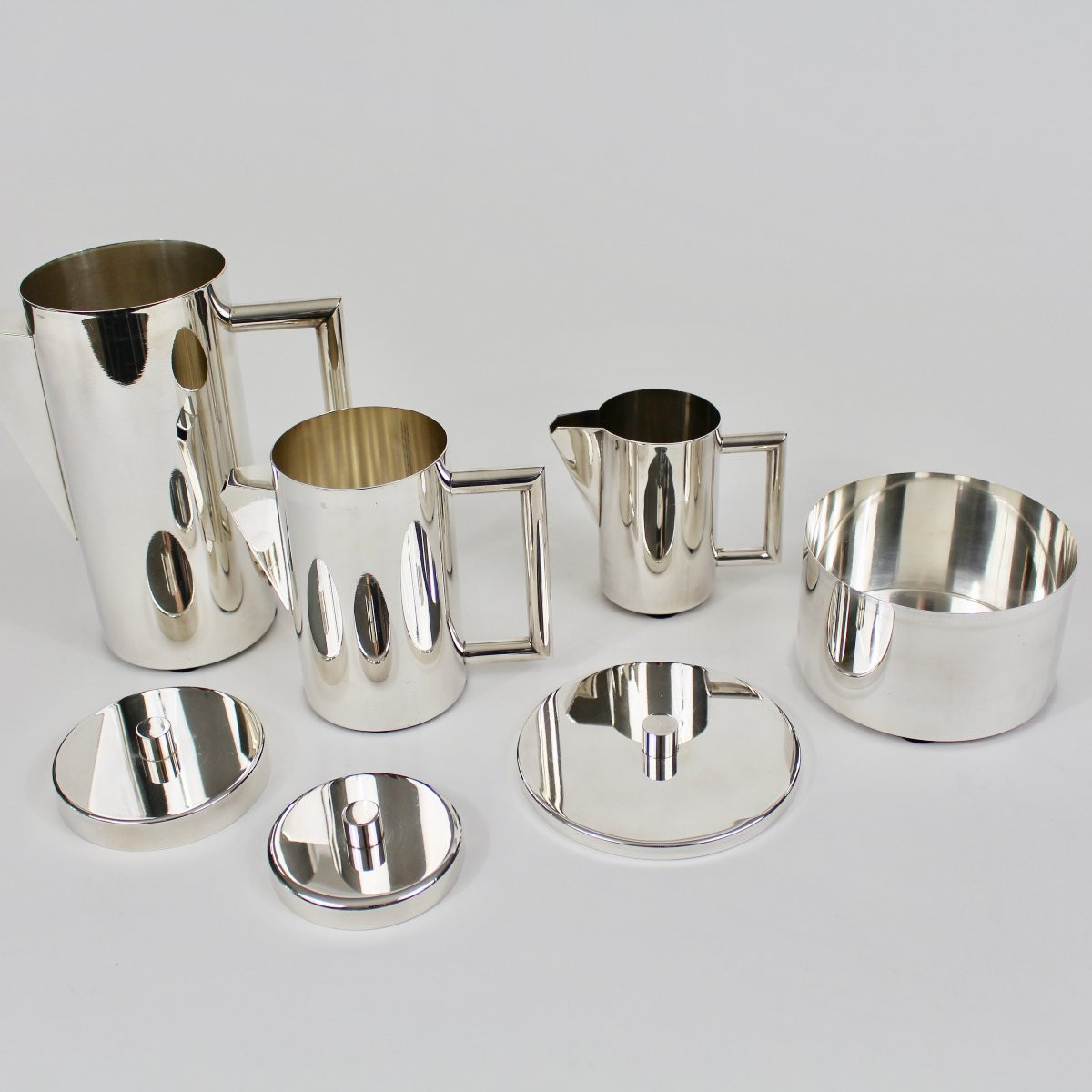 NPA  ORFÈVRERIE    SERVICE À THÉ/CAFÉ MODERNISTE-photo-3