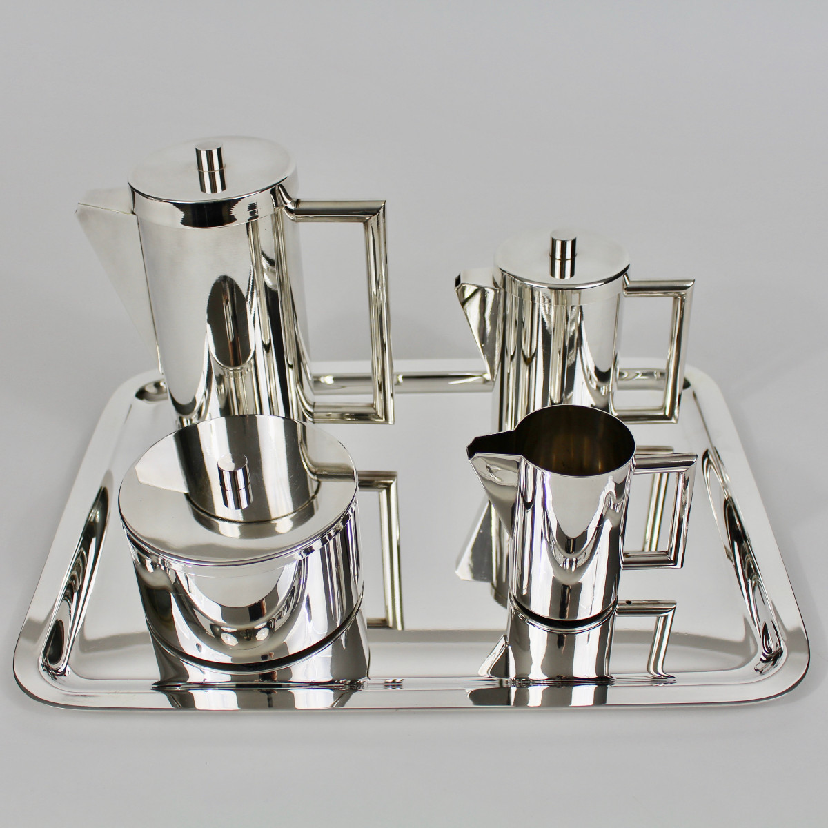 NPA  ORFÈVRERIE    SERVICE À THÉ/CAFÉ MODERNISTE