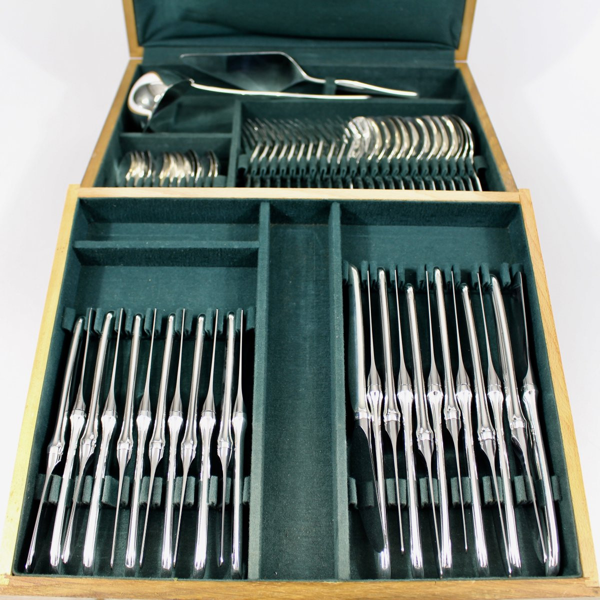 MÉNAGÈRE  CHRISTOFLE  "  DUO  "  62 PIÈCES-photo-2