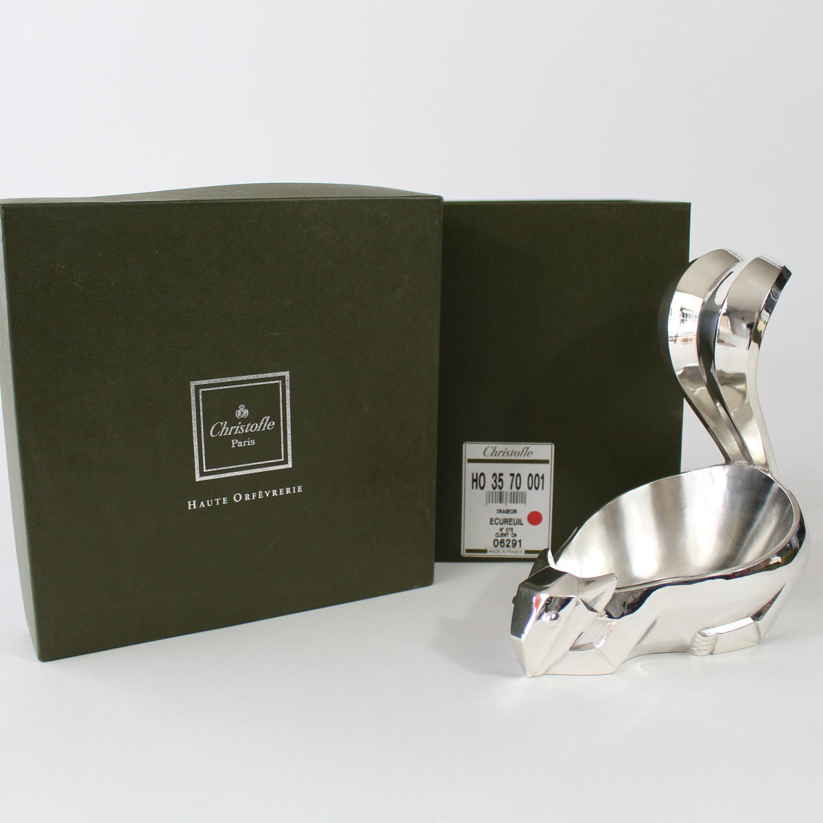 CHRISTOFLE  HAUTE ORFÈVRERIE         DRAGEOIR  " ECUREUIL  "-photo-2