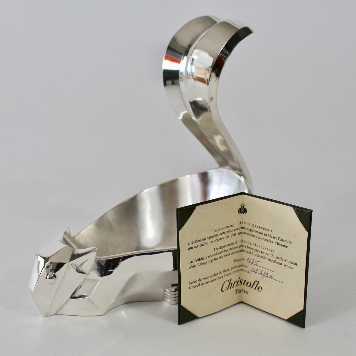 CHRISTOFLE  HAUTE ORFÈVRERIE         DRAGEOIR  " ECUREUIL  "-photo-3