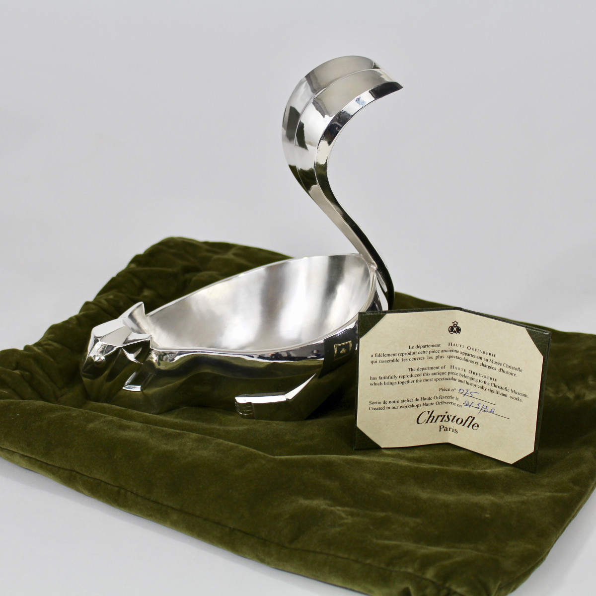 CHRISTOFLE  HAUTE ORFÈVRERIE         DRAGEOIR  " ECUREUIL  "-photo-2