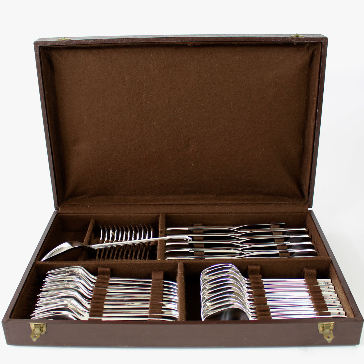 ORFÈVRERIE  ERCUIS    MÉNAGÈRE   "HORIZON  "  -photo-3