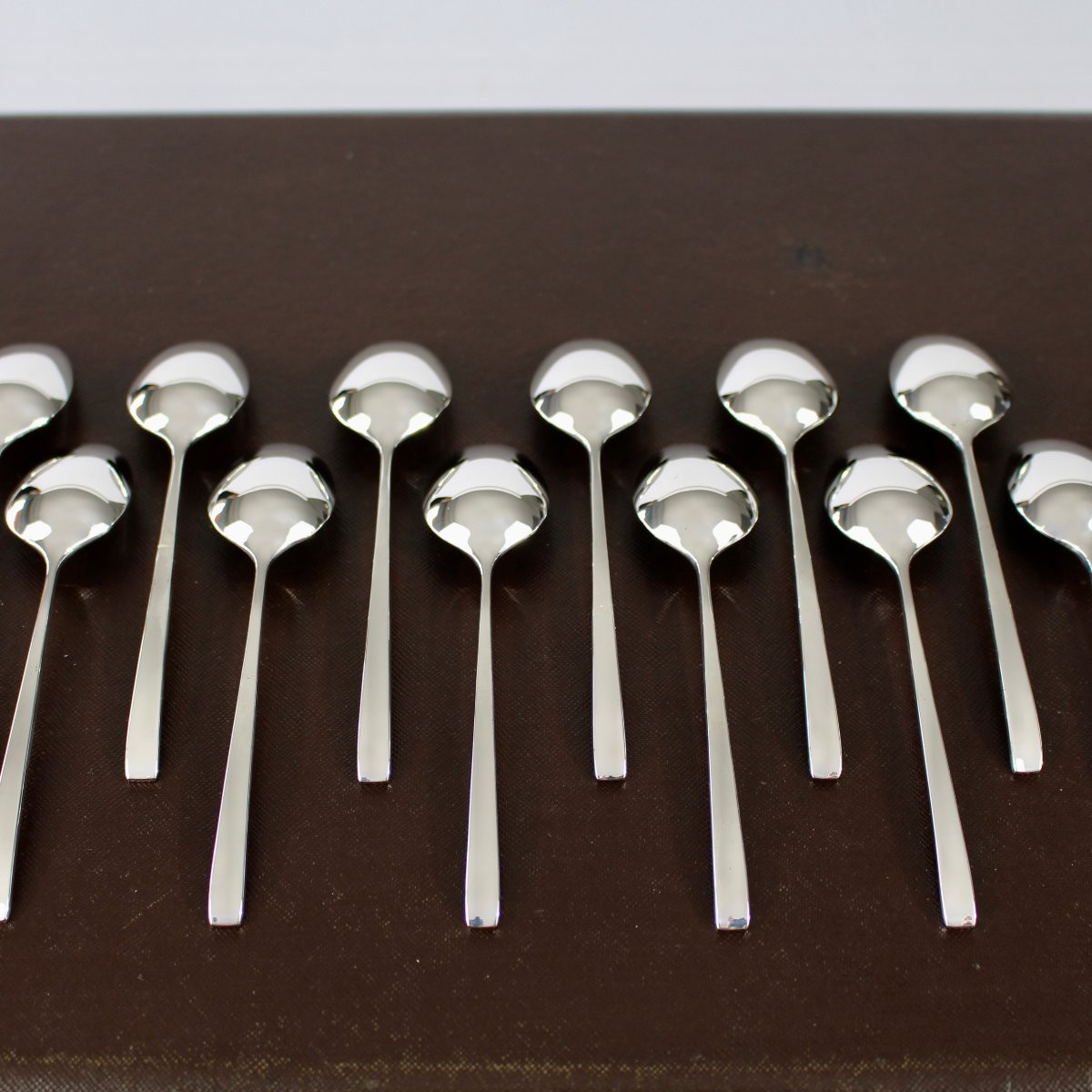 ORFÈVRERIE  ERCUIS    MÉNAGÈRE   "HORIZON  "  -photo-2