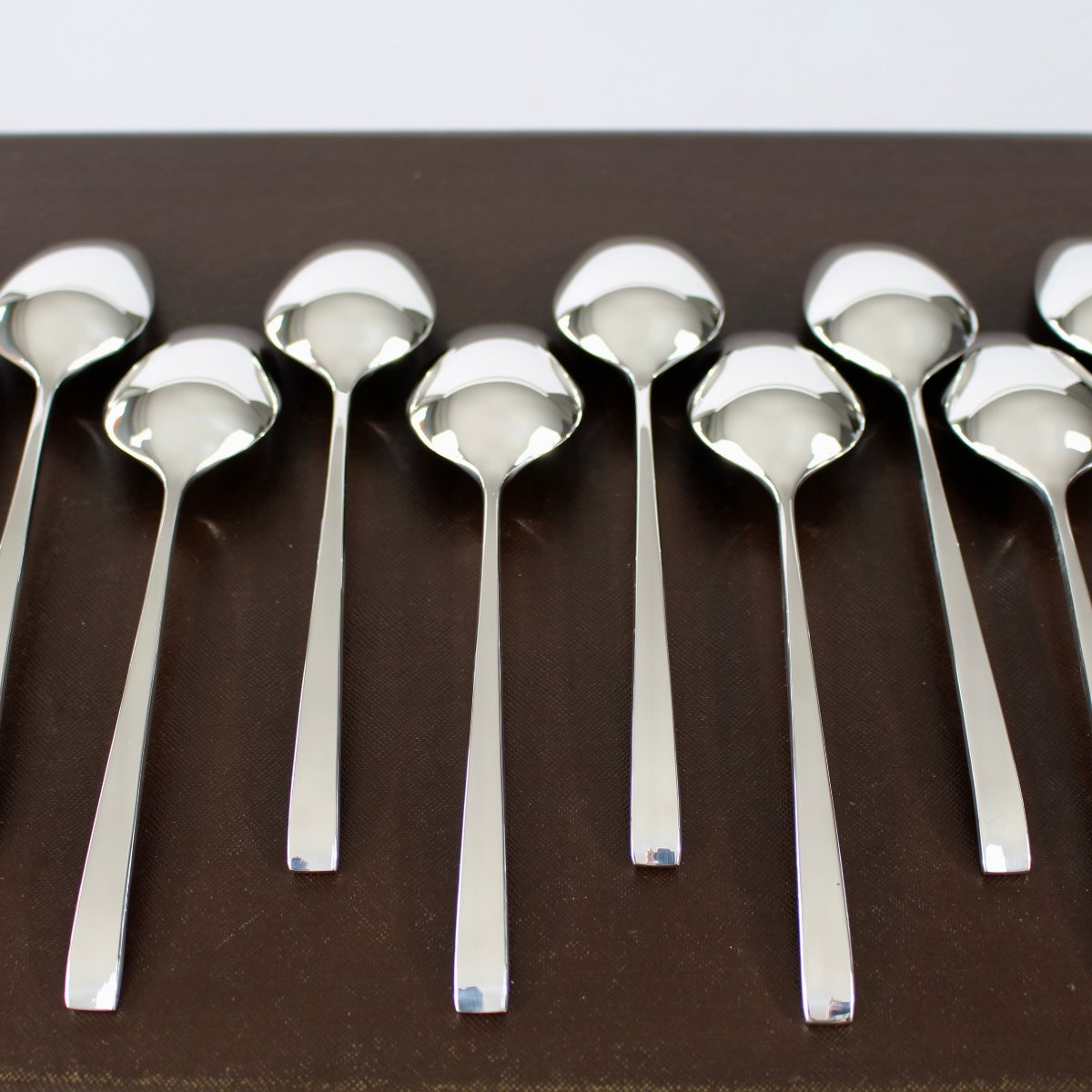 ORFÈVRERIE  ERCUIS    MÉNAGÈRE   "HORIZON  "  -photo-3