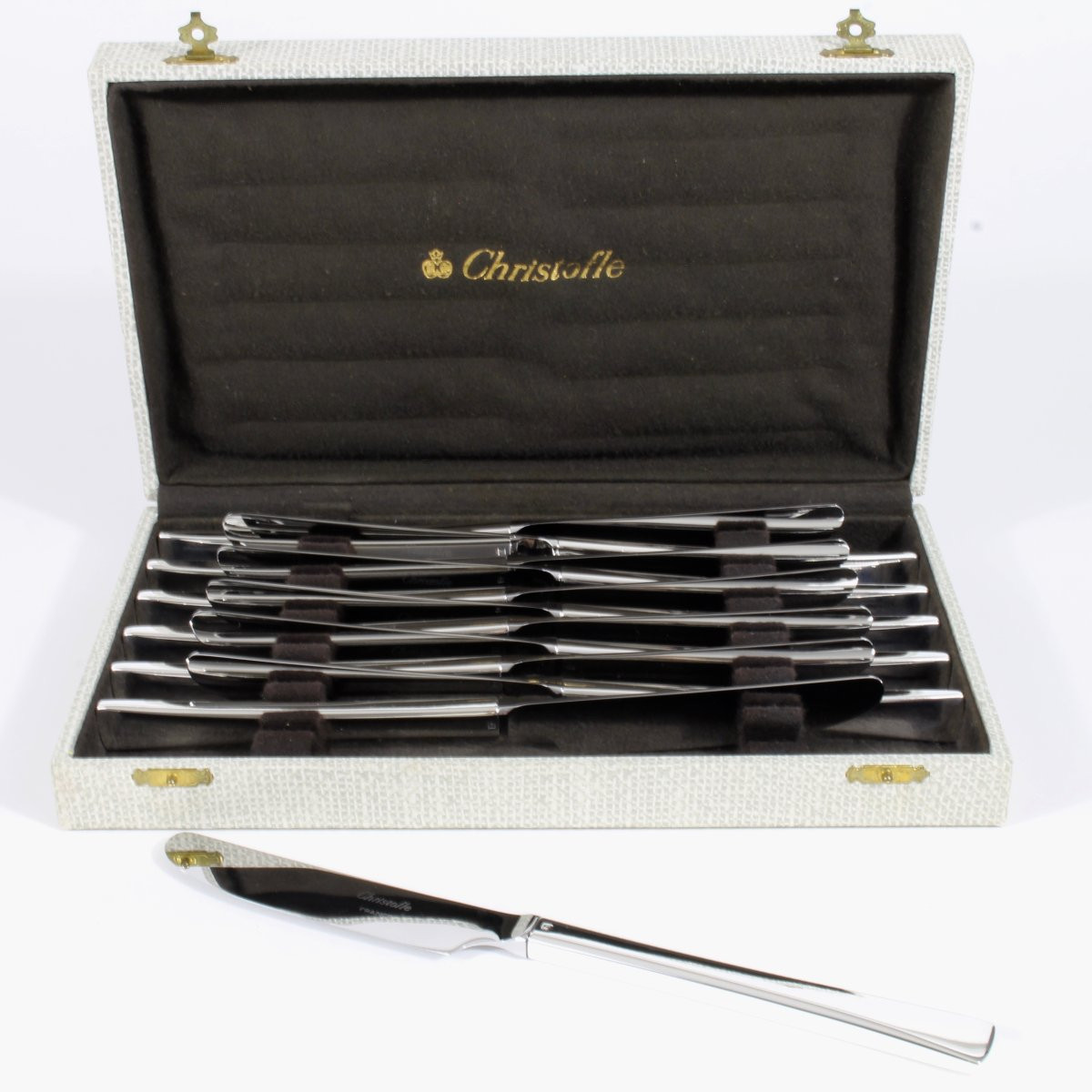 CHRISTOFLE    MÉNAGÈRE  "  CONCORDE  " 61 PIÈCES-photo-4