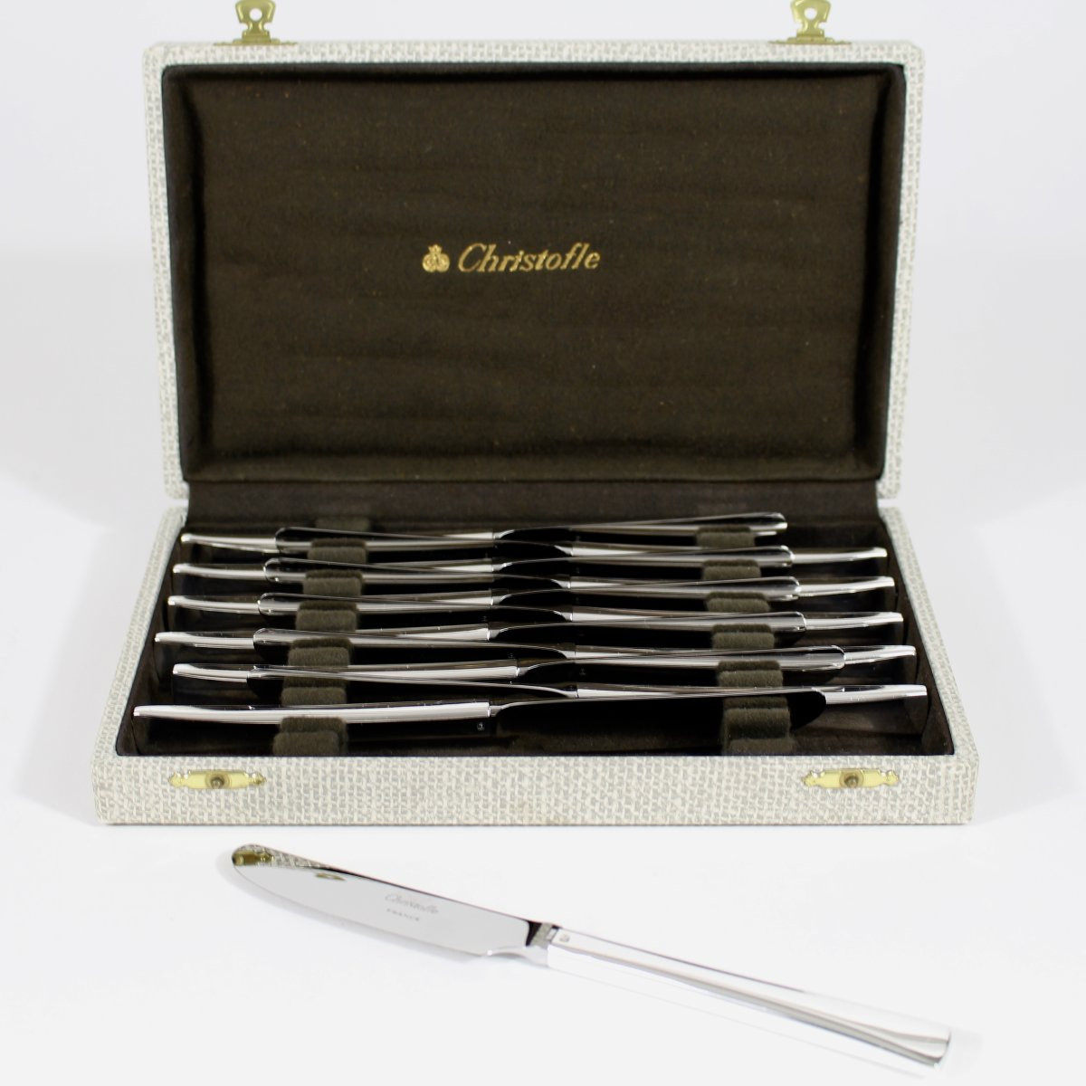 CHRISTOFLE    MÉNAGÈRE  "  CONCORDE  " 61 PIÈCES-photo-1