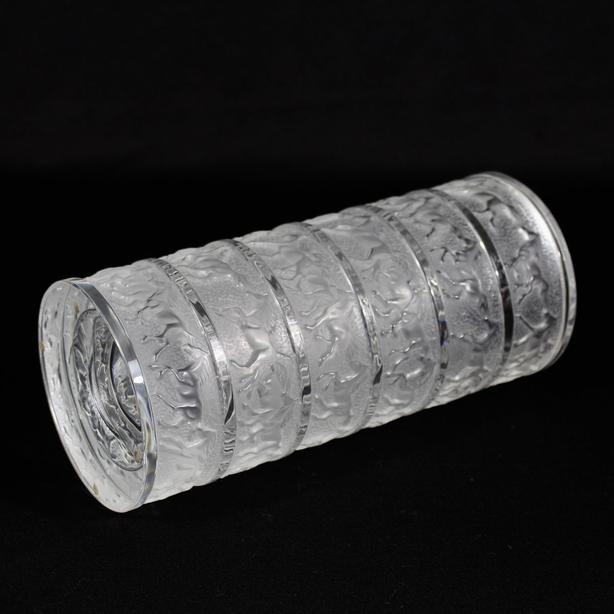 Sèvres Crystal Vase "horses"-photo-4