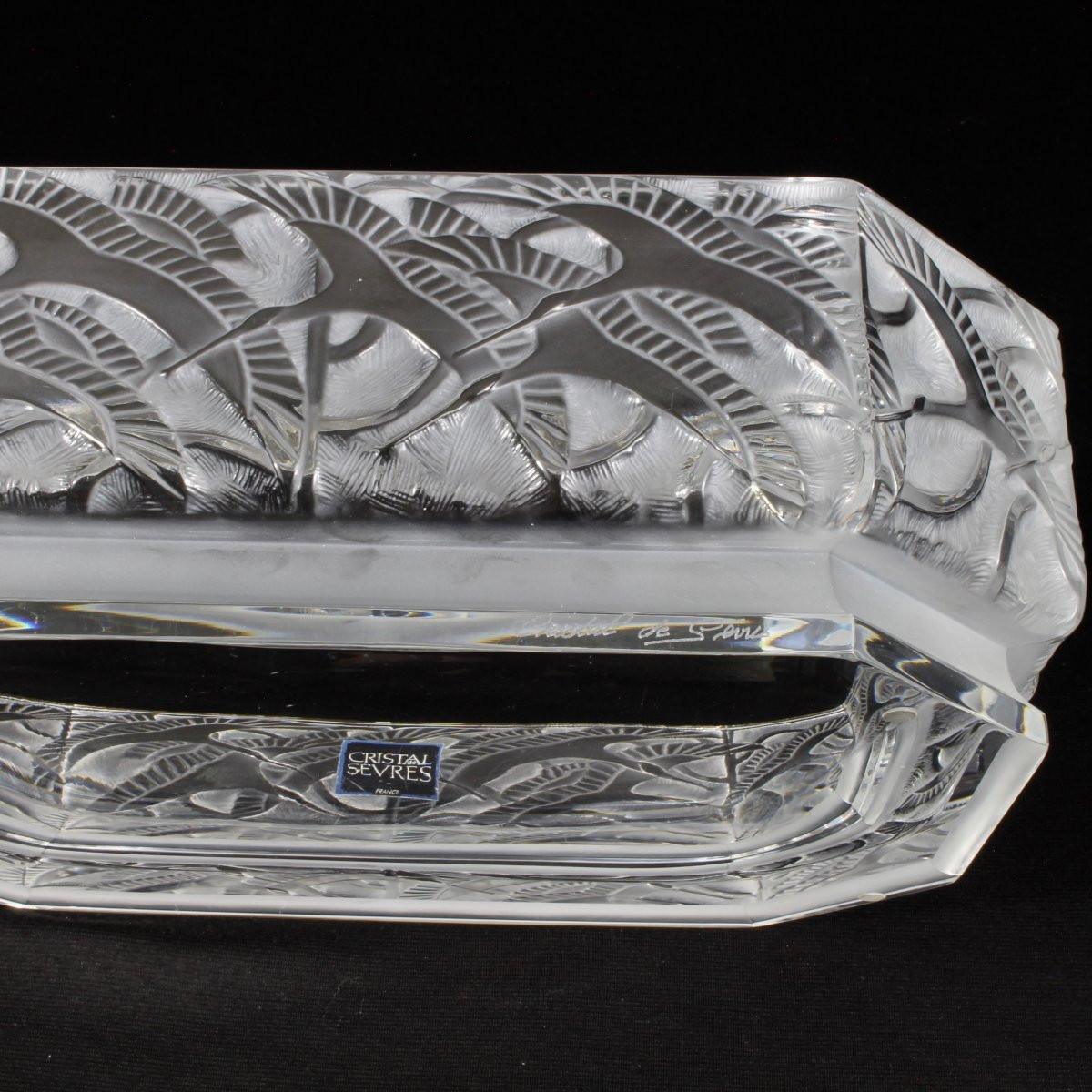 SÉVRES FRANCE   JARDINIÈRE  "CIGOGNES  "-photo-2