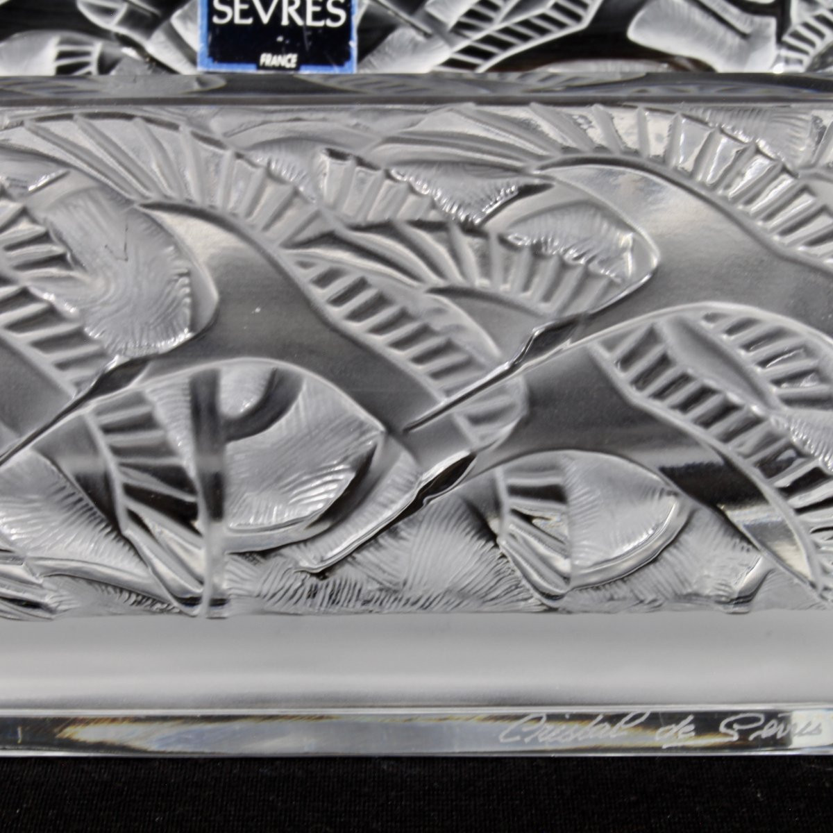 SÉVRES FRANCE   JARDINIÈRE  "CIGOGNES  "-photo-3