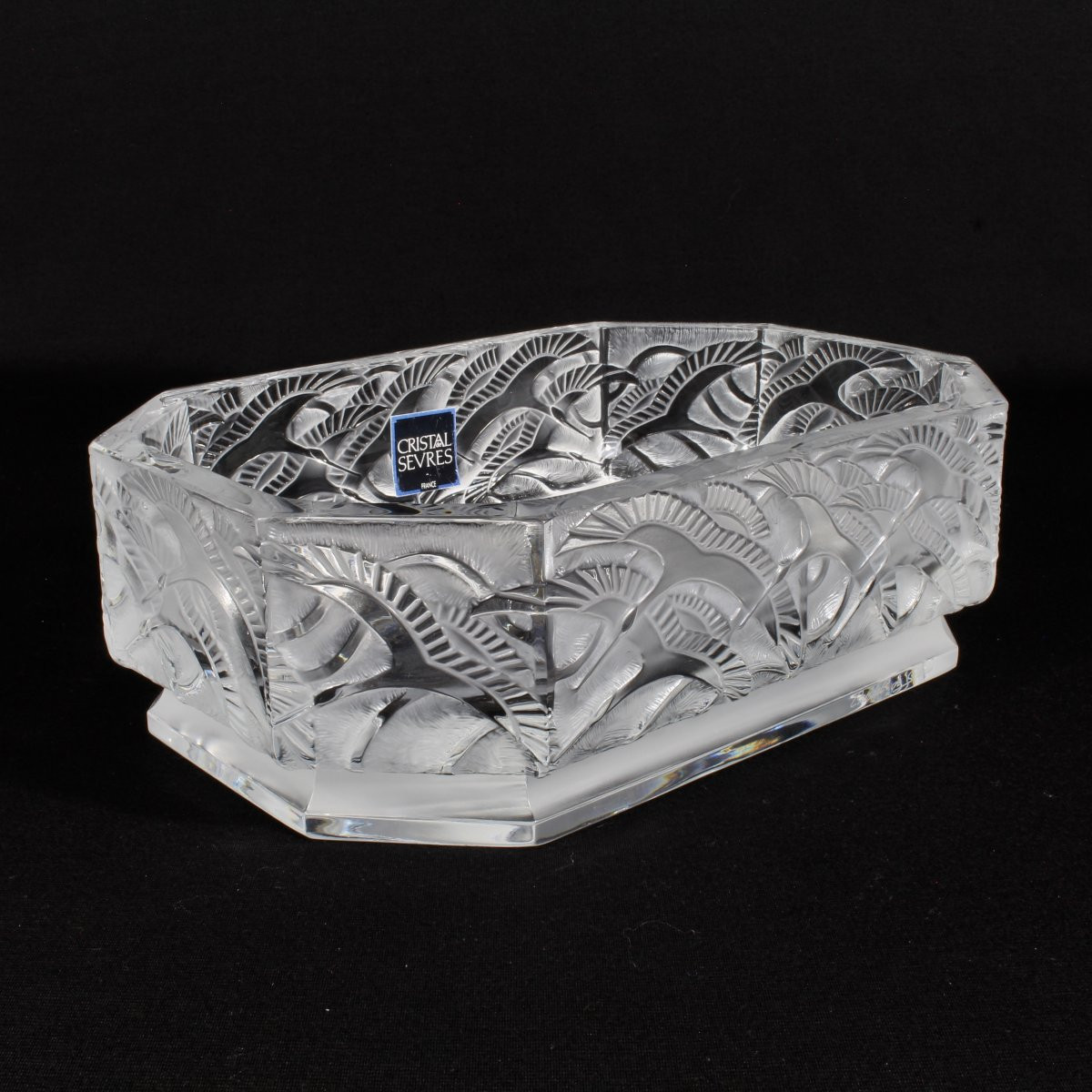 SÉVRES FRANCE   JARDINIÈRE  "CIGOGNES  "-photo-4