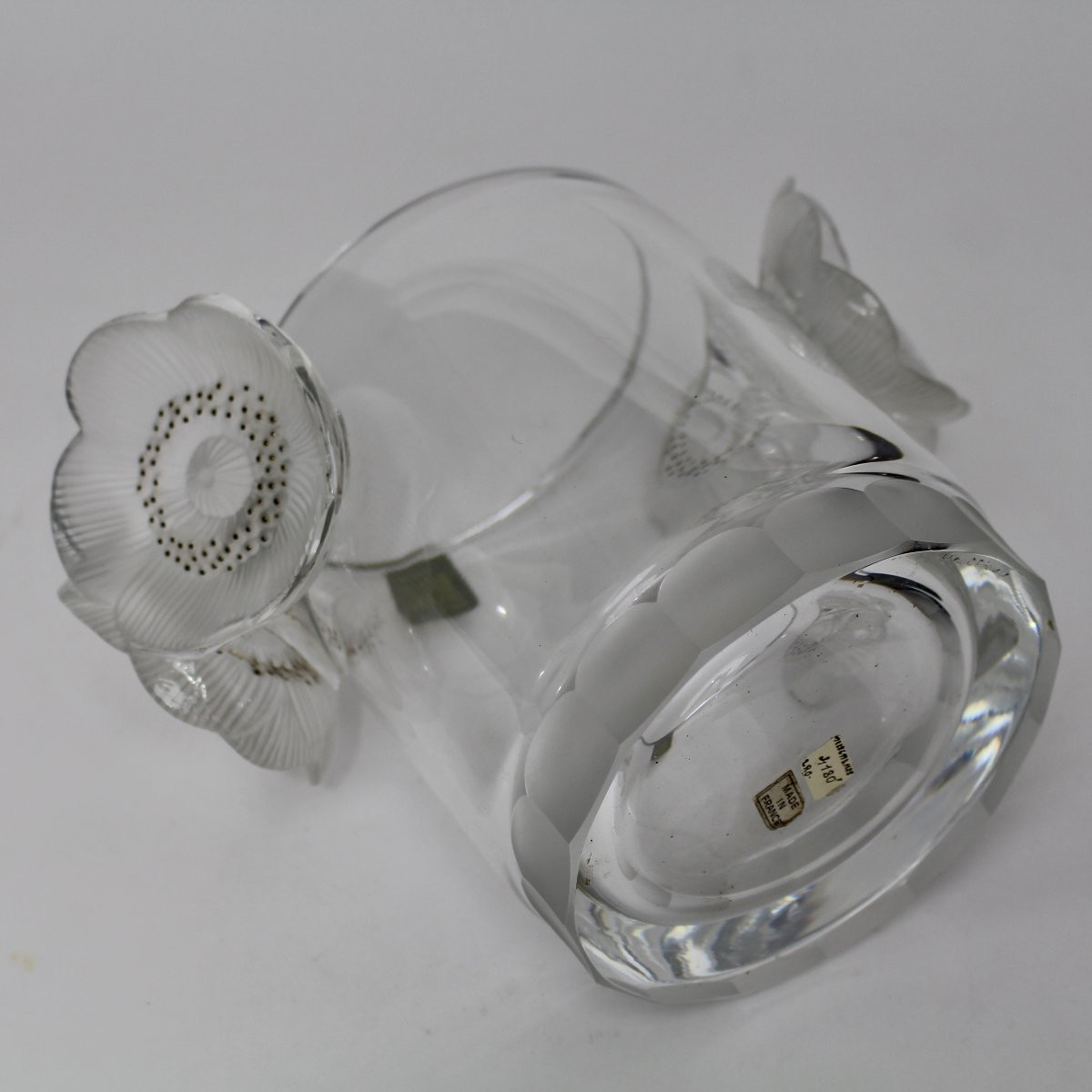 LALIQUE FRANCE  VASE OU SEAU À CHAMPAGNE  "  CONSTANCE  "-photo-4
