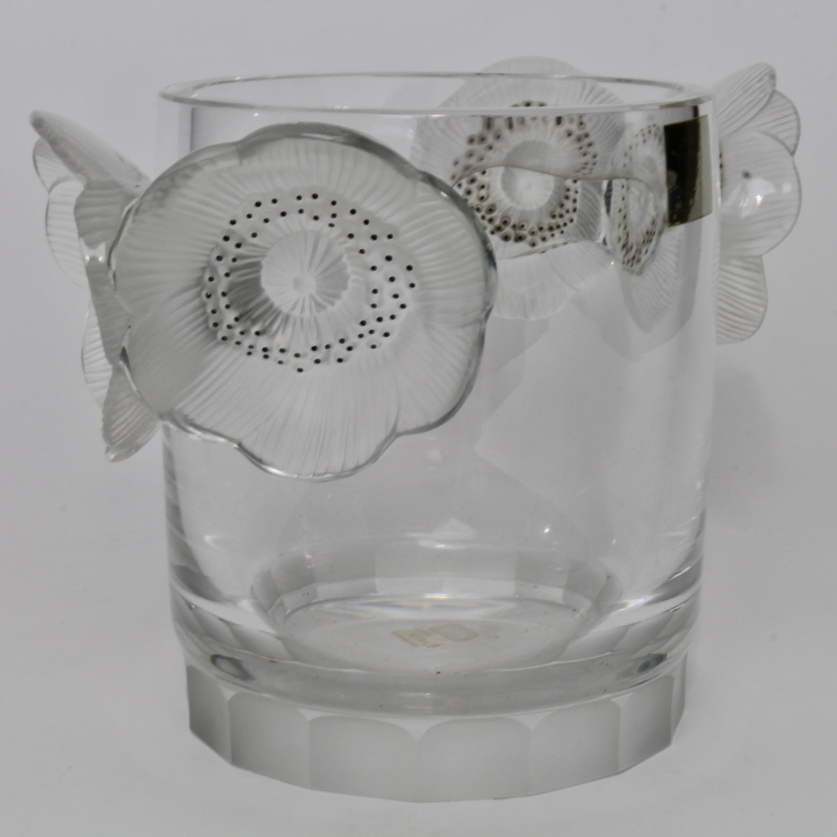 LALIQUE FRANCE  VASE OU SEAU À CHAMPAGNE  "  CONSTANCE  "-photo-3