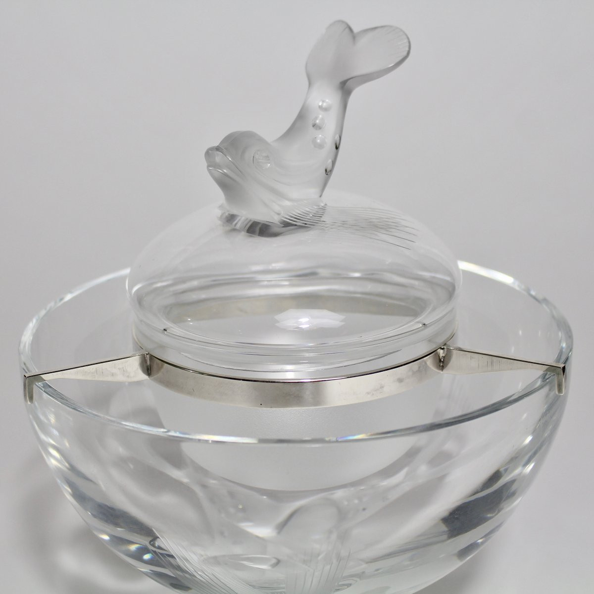 LALIQUE FRANCE     COUPE ET BOL À CAVIAR " IGOR "-photo-2