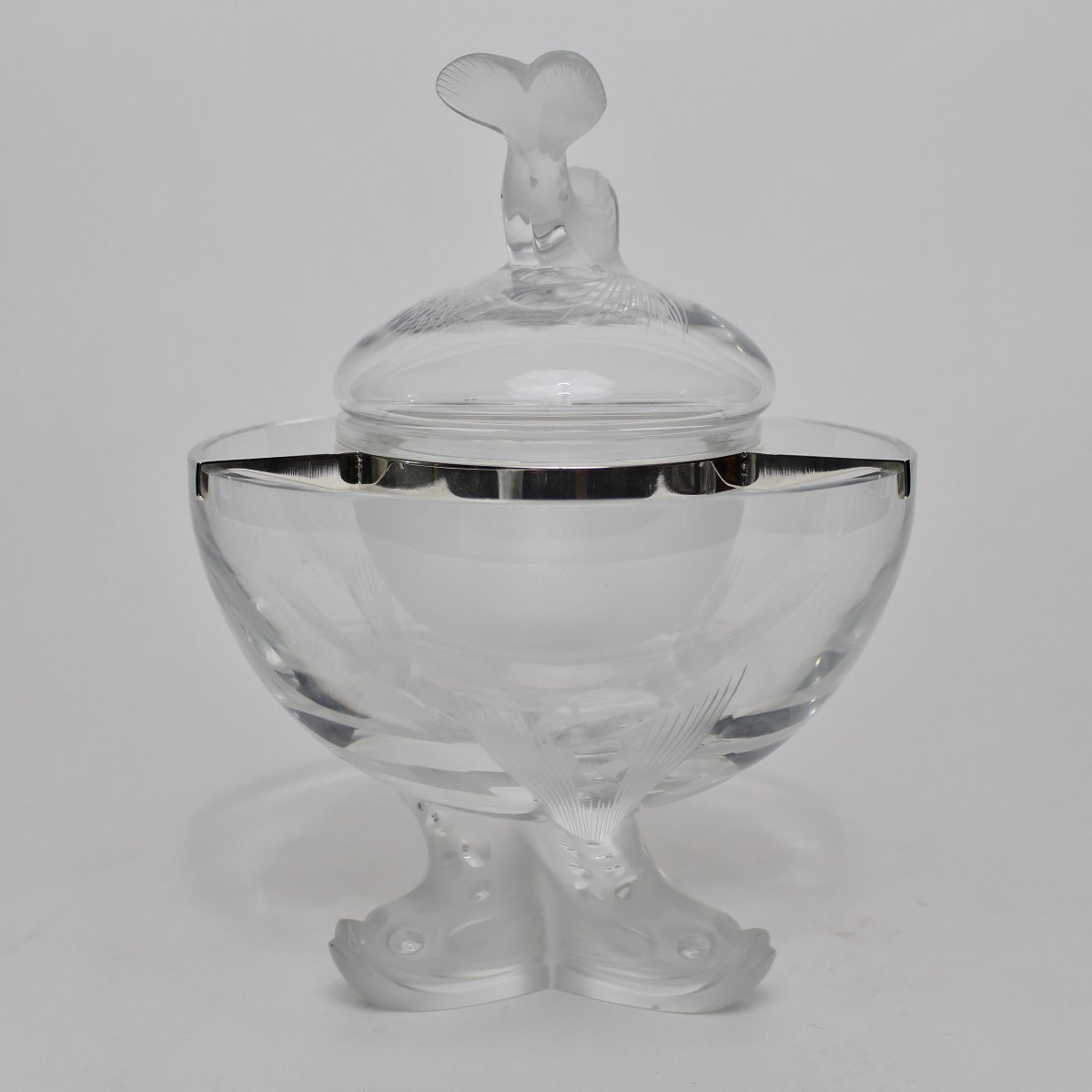 LALIQUE FRANCE     COUPE ET BOL À CAVIAR " IGOR "-photo-4