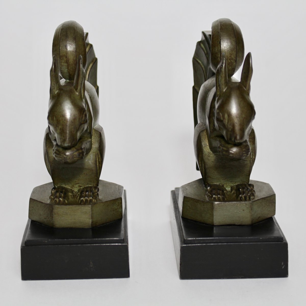 M  Le  Verrier     Bookends     "squirrels"-photo-2