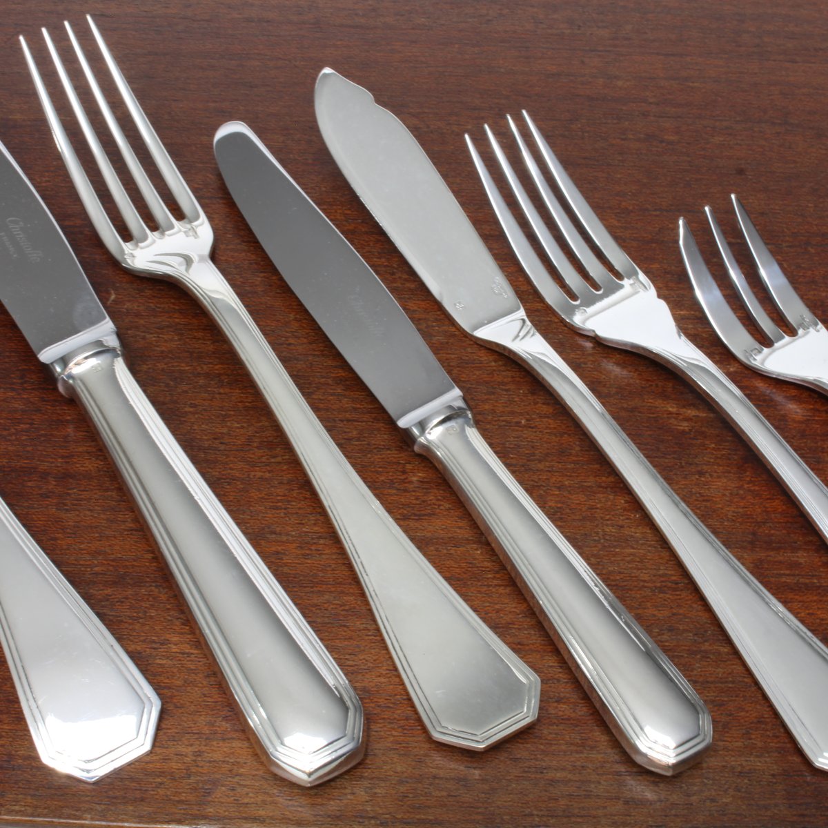 Christofle   Cutlery Set   "américa"  113 Pieces-photo-2