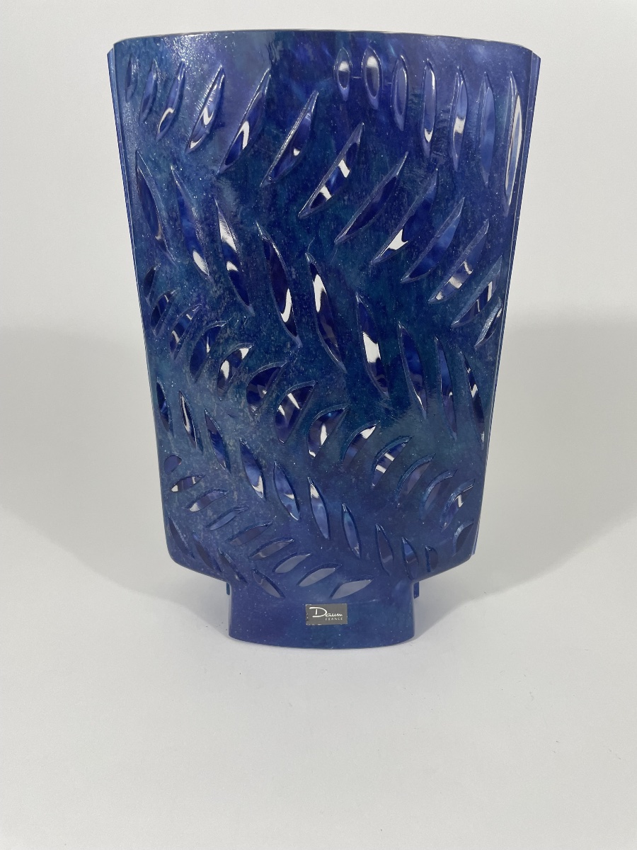 DAUM FRANCE   VASE « RYTHME 53 « -photo-5