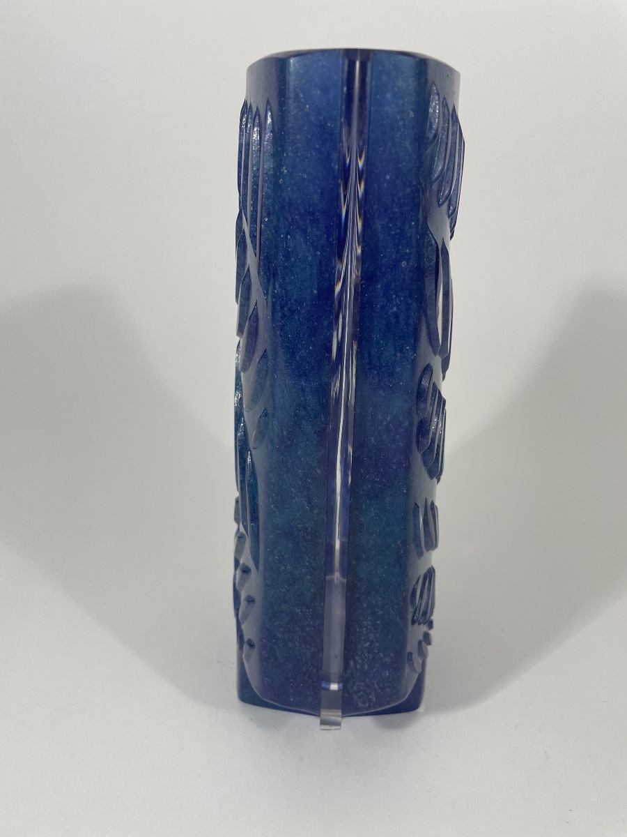 DAUM FRANCE   VASE « RYTHME 53 « -photo-7